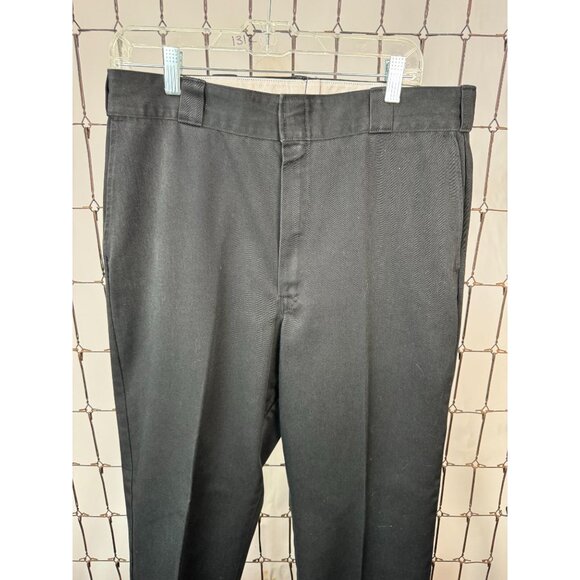 Dickies Mens Classic Black Work Pants 36x29 65% Polyester 35% Cotton Durable Mad - Picture 5 of 16